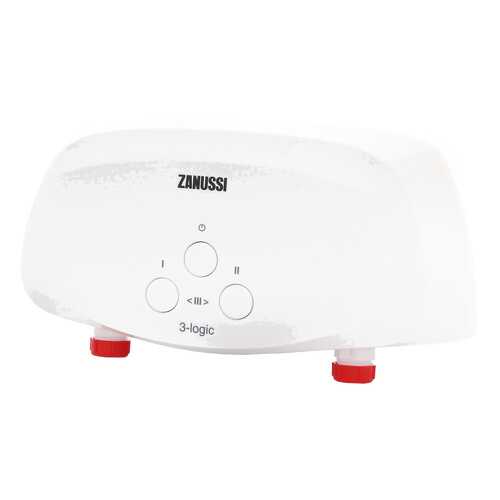 Водонагреватель проточный Zanussi 3-logic 3.5 TS (душ+кран) white в Корпорация Центр