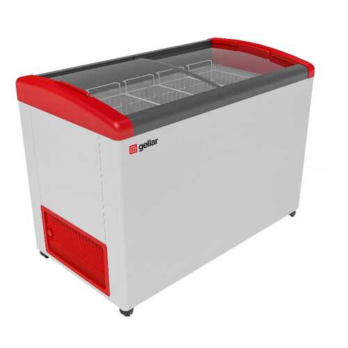 Морозильный ларь Gellar FG 400 E White/Red в Корпорация Центр