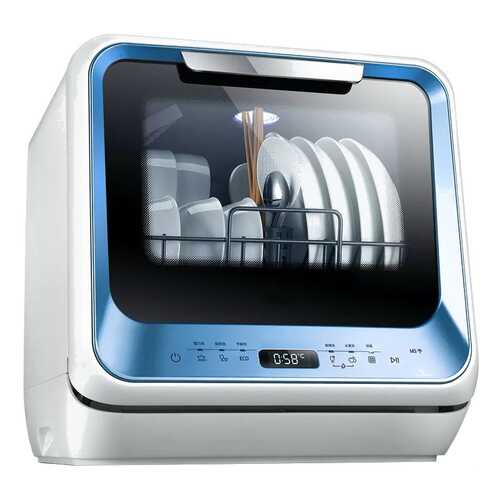 Посудомоечная машина компактная Midea MCFD42900BL MINI white/blue в Корпорация Центр