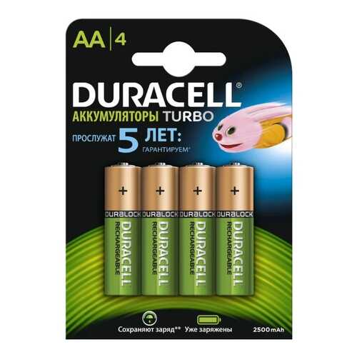 Аккумуляторная батарея Duracell Turbo HR6-4BL 4 шт в Корпорация Центр