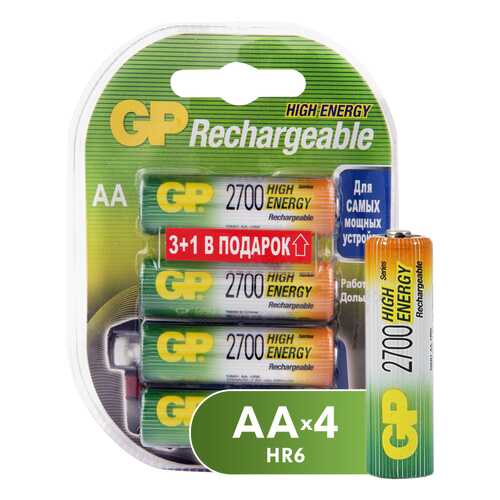 Аккумуляторная батарея GP Batteries 270AAHC3/1-2CR4 4 шт в Корпорация Центр