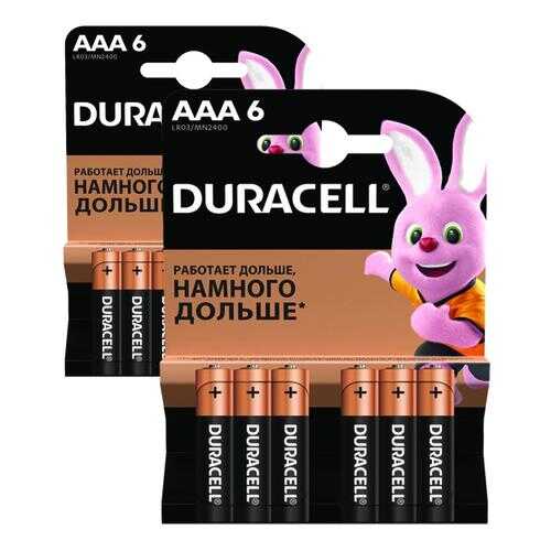 Батарейка Duracell Basic AAА LR03 6шт в Корпорация Центр