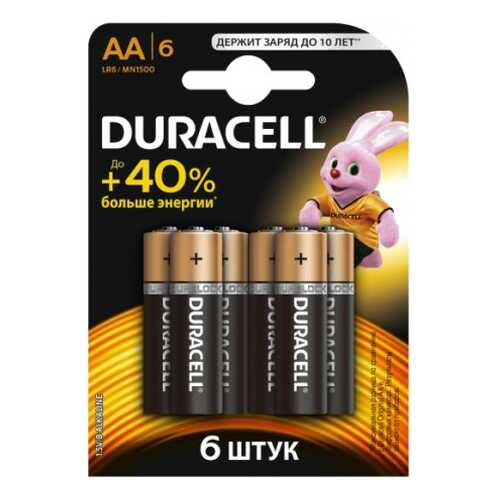 Батарейка Duracell LR6-6BL 6 шт в Корпорация Центр