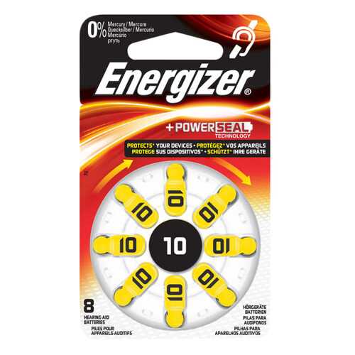 Батарейка Energizer Hearing Zinc Air 10 PS TL8 8 шт в Корпорация Центр