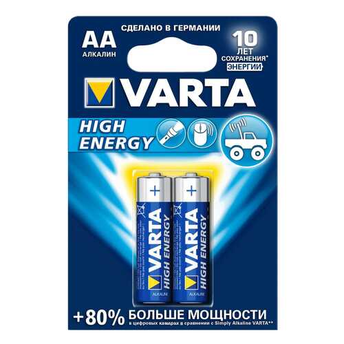 Батарейка Varta High Energy LR6-2BL 2 шт в Корпорация Центр