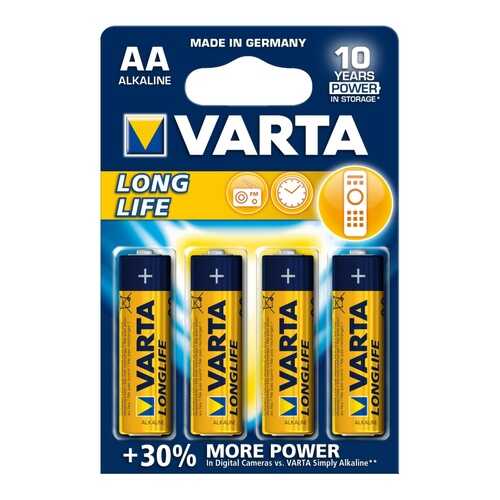 Батарейка Varta LONGLIFE 4 шт в Корпорация Центр