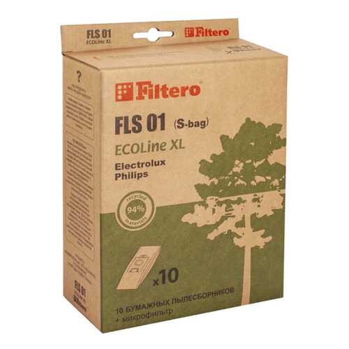 Пылесборник для пылесоса Filtero FLS 01 (S-bag) ECOLine XL 10 шт в Корпорация Центр