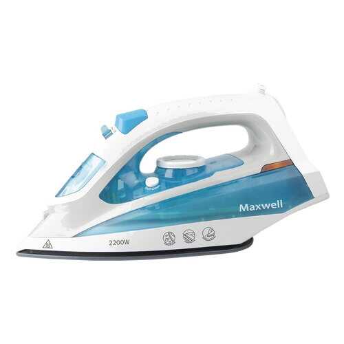 Утюг Maxwell MW-3055 White/Cyan в Корпорация Центр