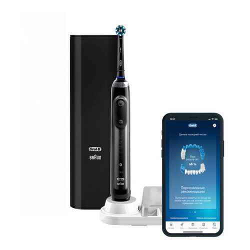 Электрическая зубная щетка Braun Oral-B Genius X 20000N (D706.515.6X) Black в Корпорация Центр