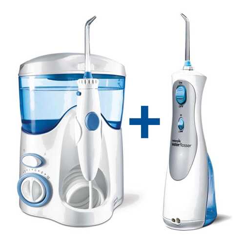 Ирригатор Waterpik WP-100 + Waterpik WP-450 White в Корпорация Центр