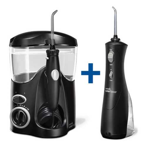 Ирригатор Waterpik WP-112 + Waterpik WP-462 Black в Корпорация Центр