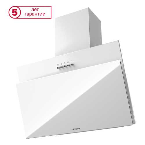 Вытяжка наклонная KRONAsteel Ester 600 Wh PB White в Корпорация Центр